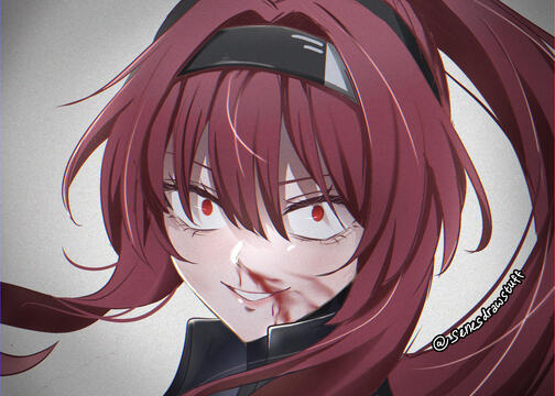 Death's Glare (coloured) - Vera Garnet || Punishing: Gray Raven