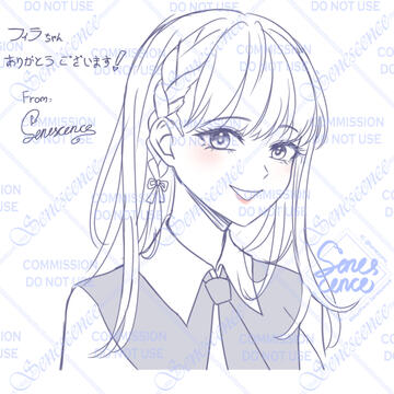 Moriya Rena || Bonus sketch from specific amount of orders